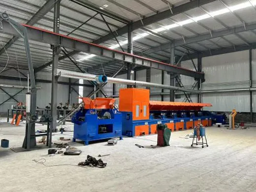 Independently manufactured and produced wire drawing machine