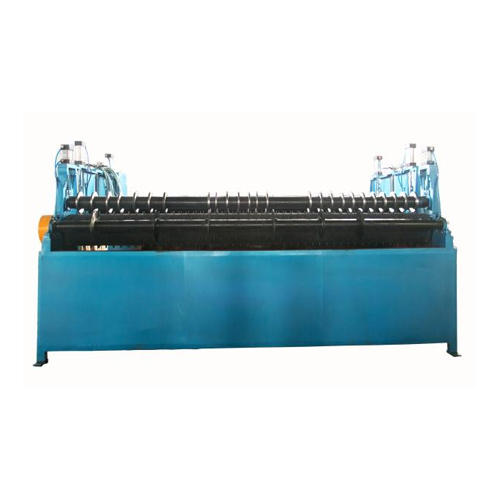 Mesh flattening machine