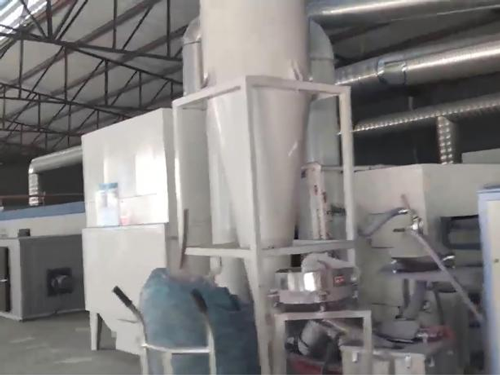 Powder coating and recycling